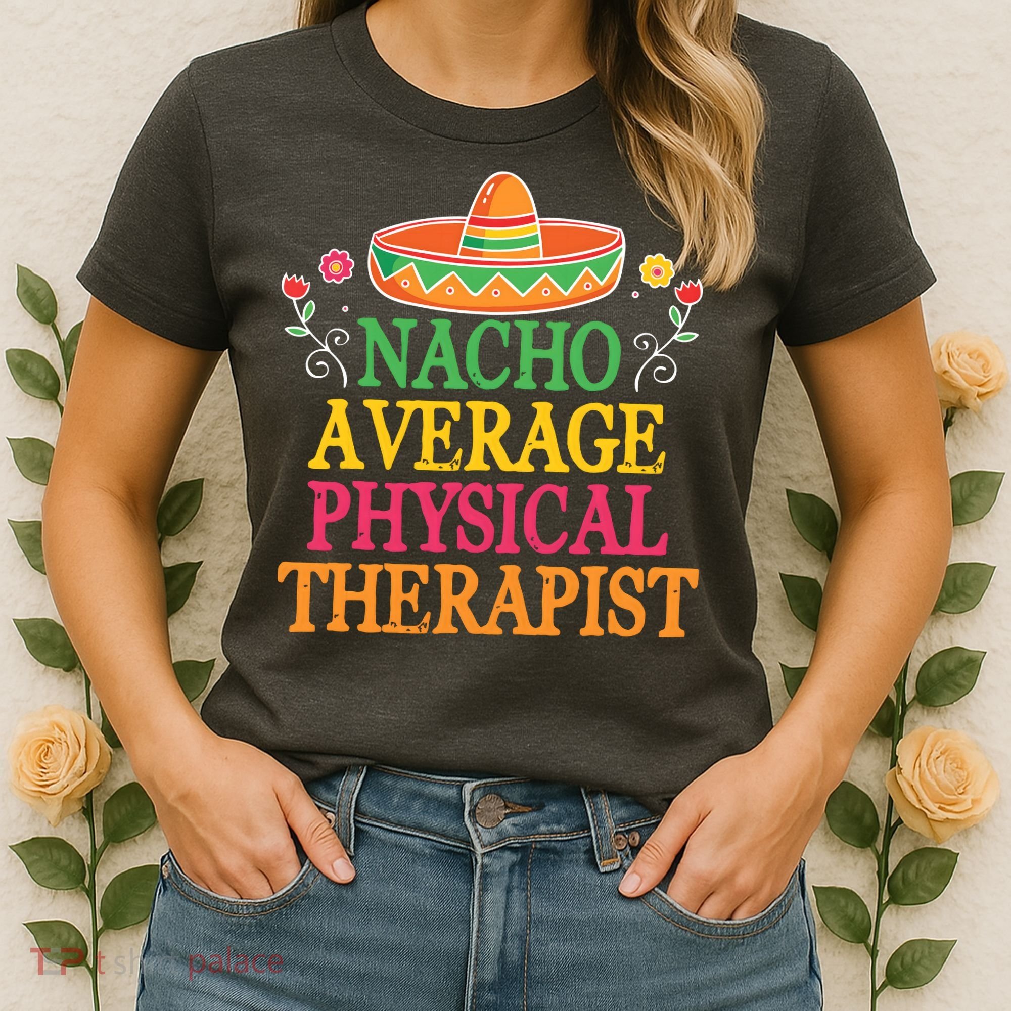 Physical Therapist Shirts Funny Nacho Pun Physiotherapy Women's T-Shirt