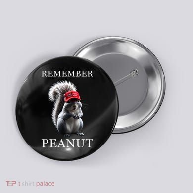 Peanut The Squirrel Button