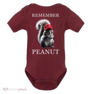 Peanut The Squirrel Baby Bodysuit