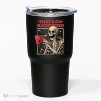 Pharmacy Tech Skeleton ThatS Backorder Funny Halloween Tumbler thumb 0