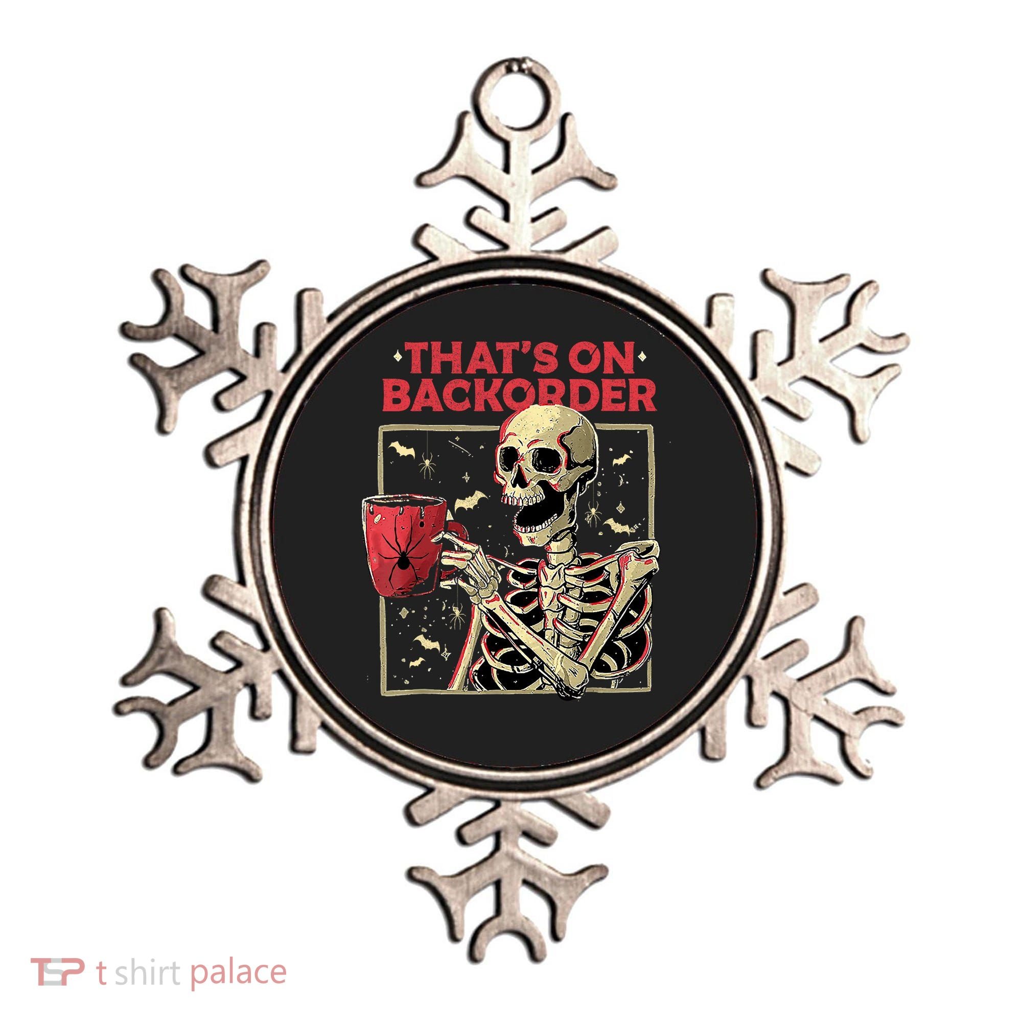 Pharmacy Tech Skeleton ThatS Backorder Funny Halloween Ornament