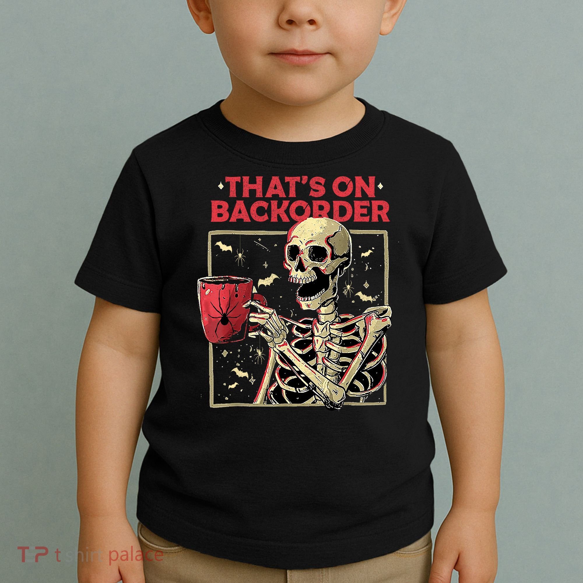 Pharmacy Tech Skeleton ThatS Backorder Funny Halloween Toddler T-Shirt