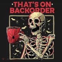 Pharmacy Tech Skeleton ThatS Backorder Funny Halloween Toddler T-Shirt thumb 4