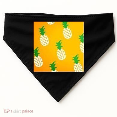 Pineapple Tropical Summer USA-Made Doggie Bandana