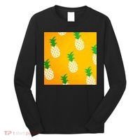 Pineapple Tropical Summer Long Sleeve Shirt thumb 0