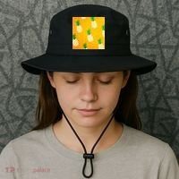 Pineapple Tropical Summer Bucket Hat thumb 3
