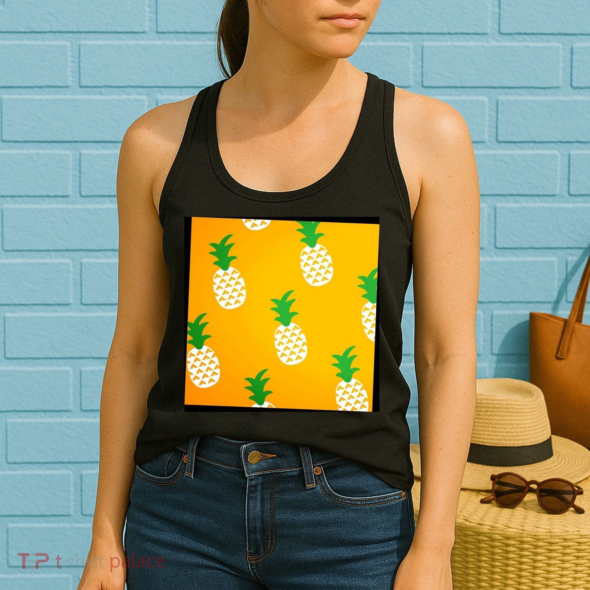 Pineapple Tropical Summer Women's Tank Top