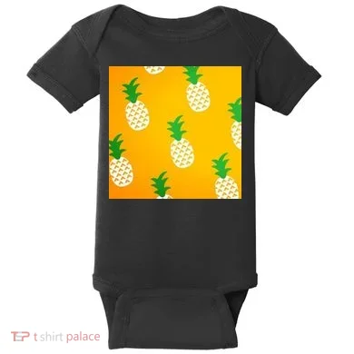 Pineapple Tropical Summer Baby Bodysuit