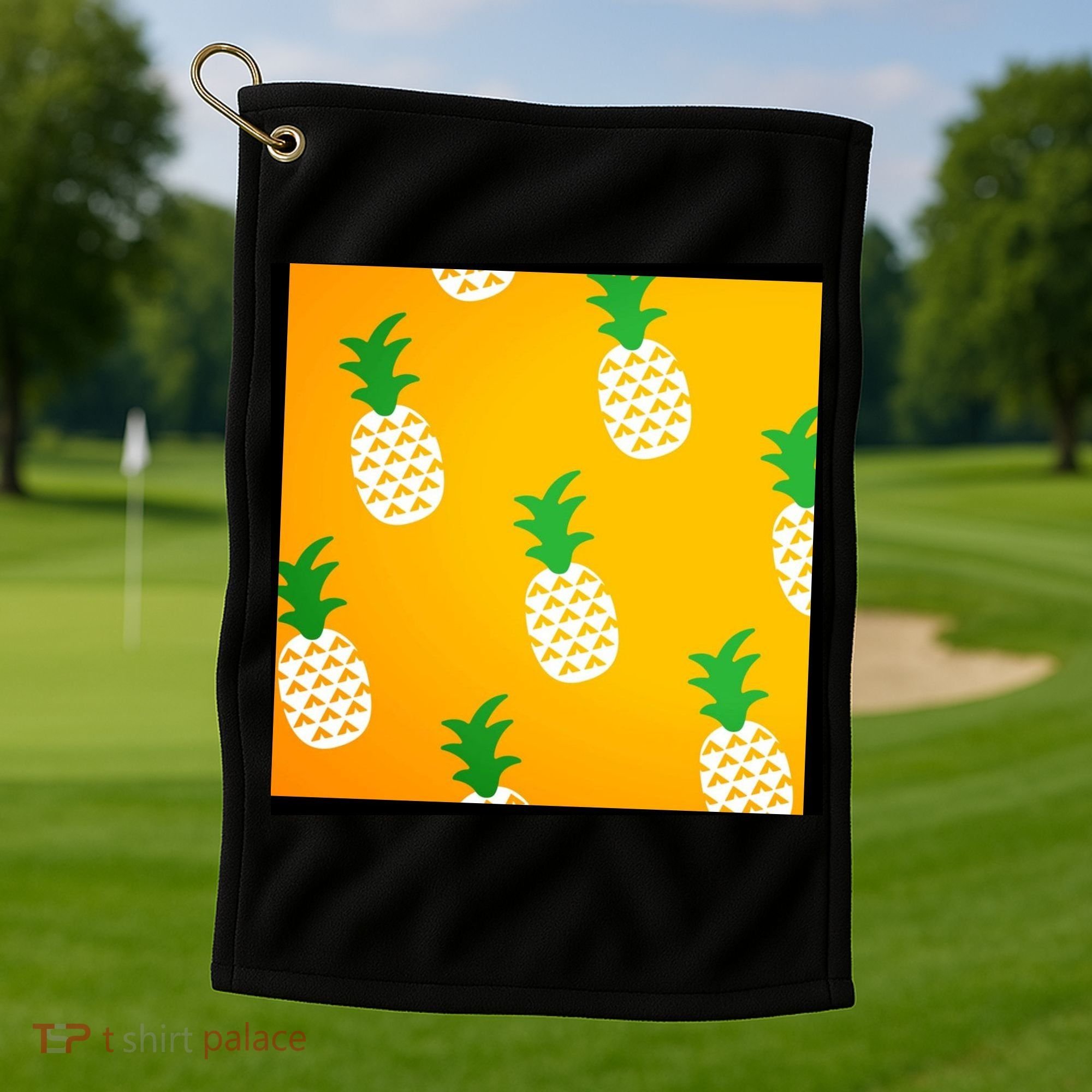 Pineapple Tropical Summer Golf Towel