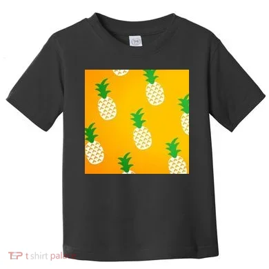 Pineapple Tropical Summer Toddler T-Shirt