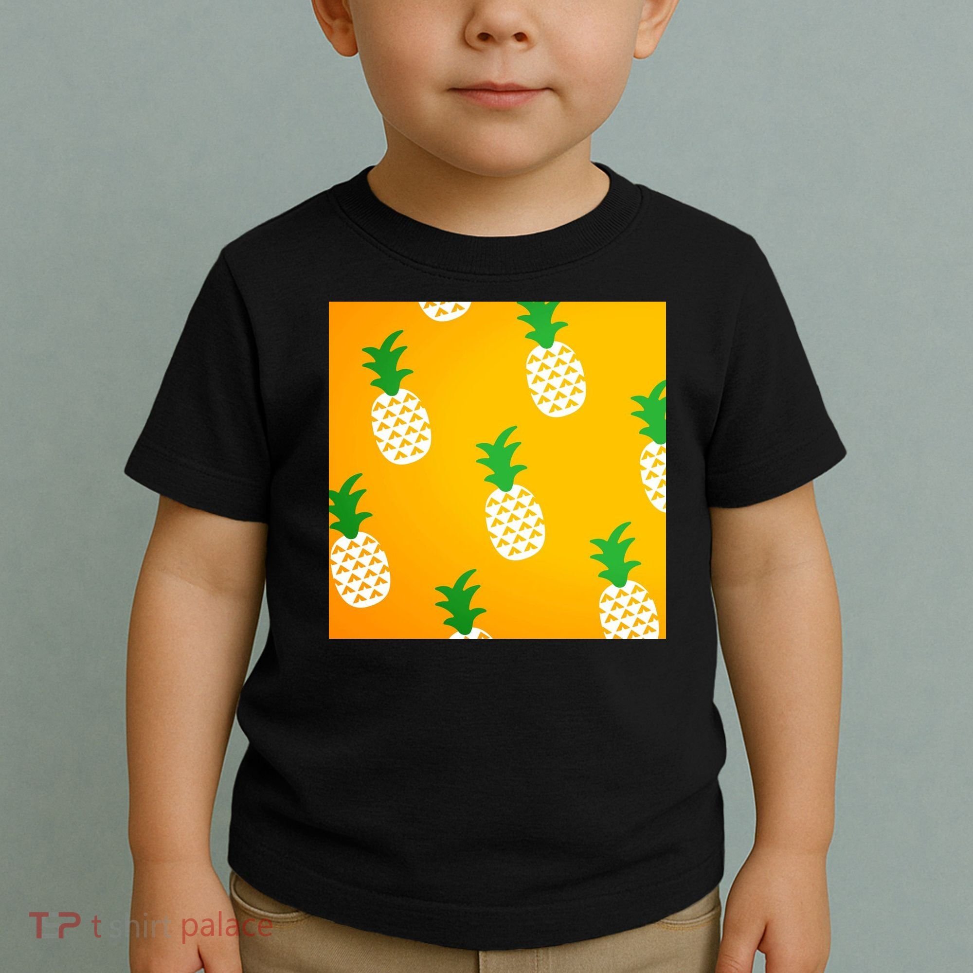 Pineapple Tropical Summer Toddler T-Shirt