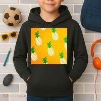 Pineapple Tropical Summer Kids Hoodie thumb 2