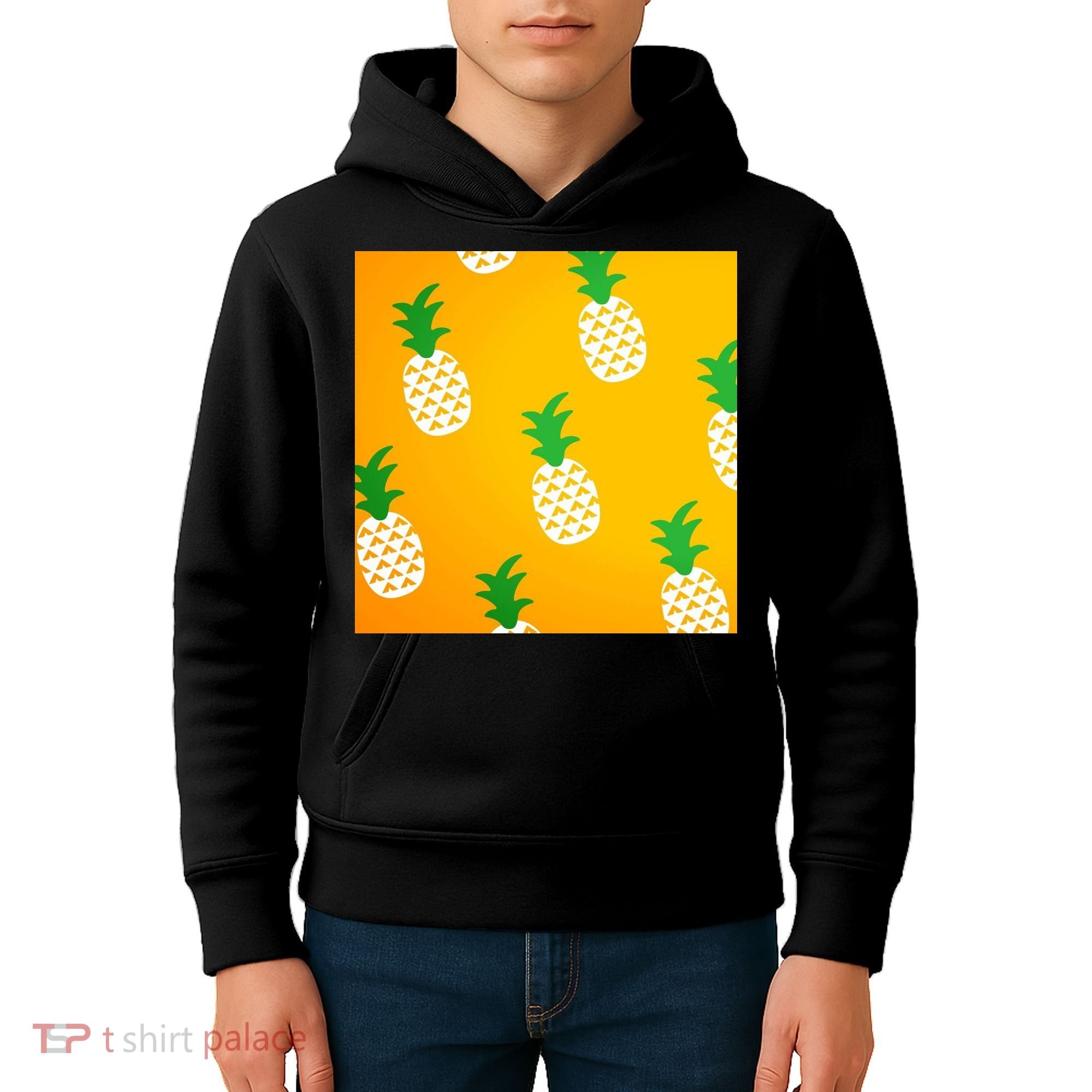 Pineapple Tropical Summer Kids Hoodie