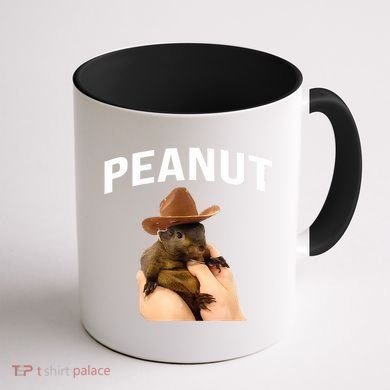 Peanut The Squirrel Coffee Mug back
