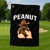 Peanut The Squirrel Golf Towel thumb 1