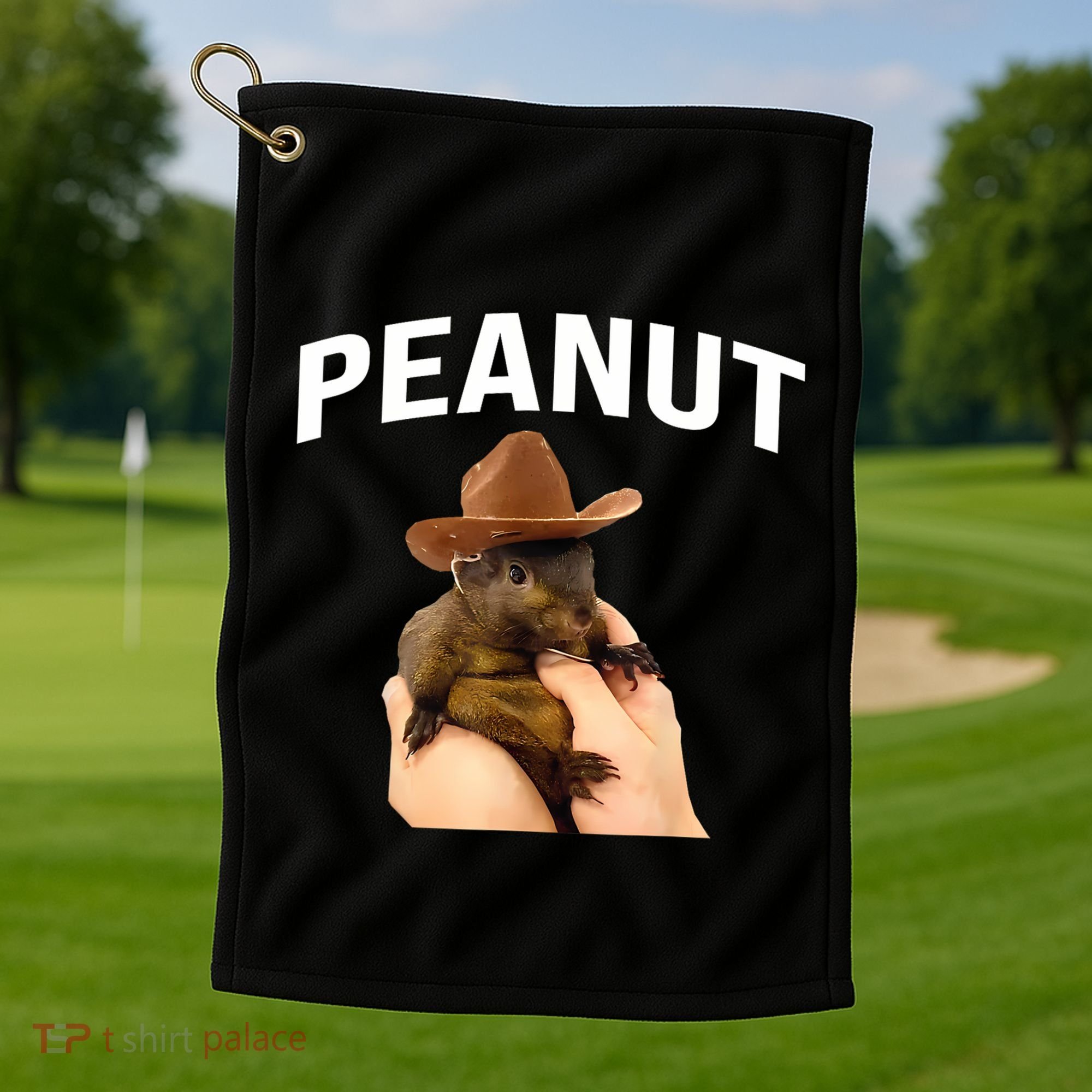 Peanut The Squirrel Golf Towel