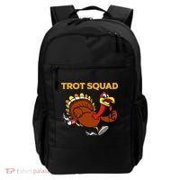 Pilgrim Trot Squad Gift Happy Thanksgiving Turkey Day Cool Gift Backpack thumb 0