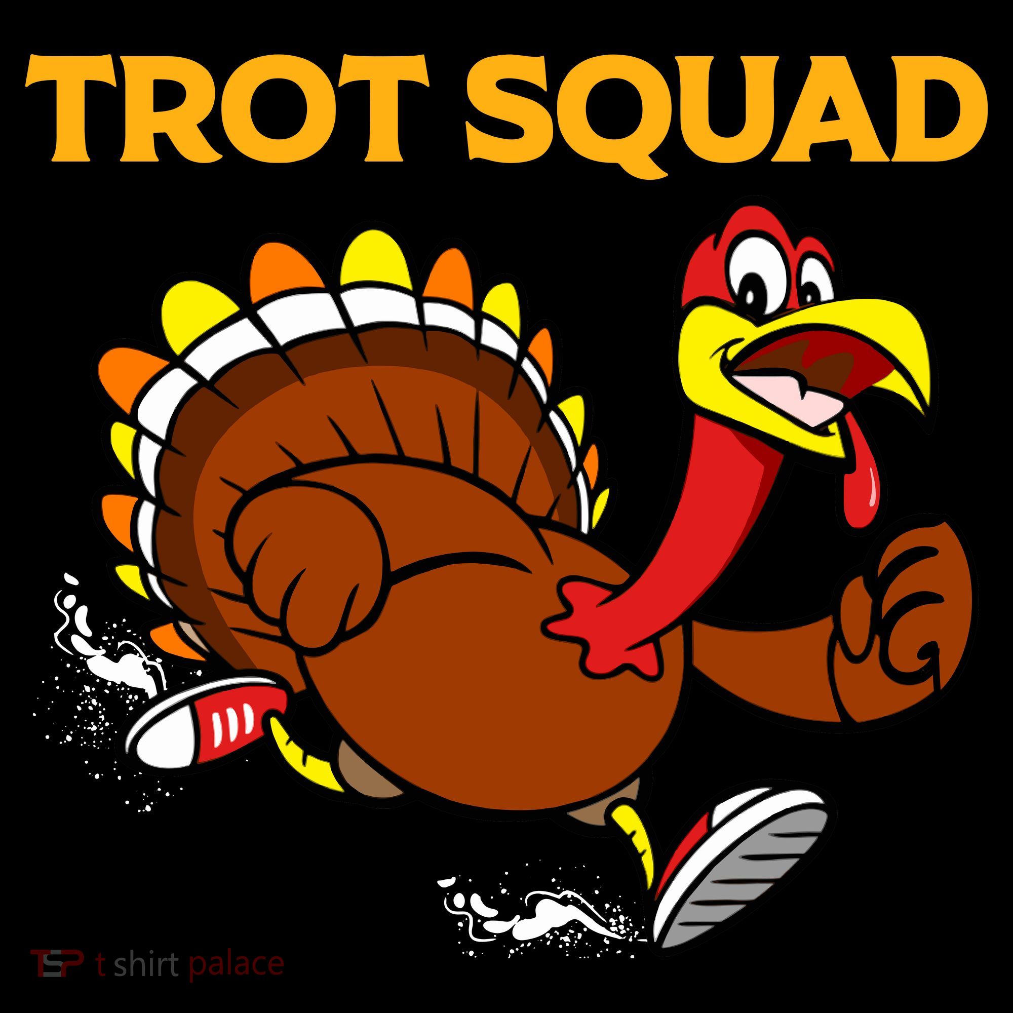 Pilgrim Trot Squad Gift Happy Thanksgiving Turkey Day Cool Gift Ornament