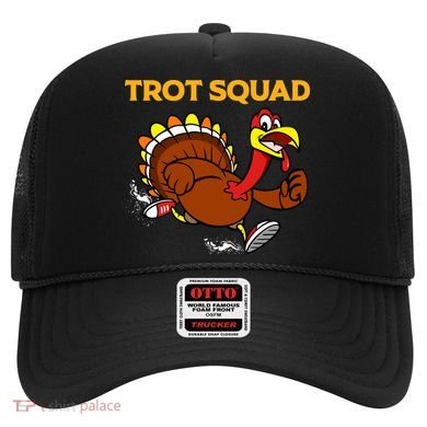 Pilgrim Trot Squad Gift Happy Thanksgiving Turkey Day Cool Gift Hat