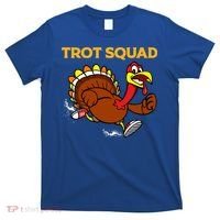 Pilgrim Trot Squad Gift Happy Thanksgiving Turkey Day Cool Gift T-Shirt thumb 0
