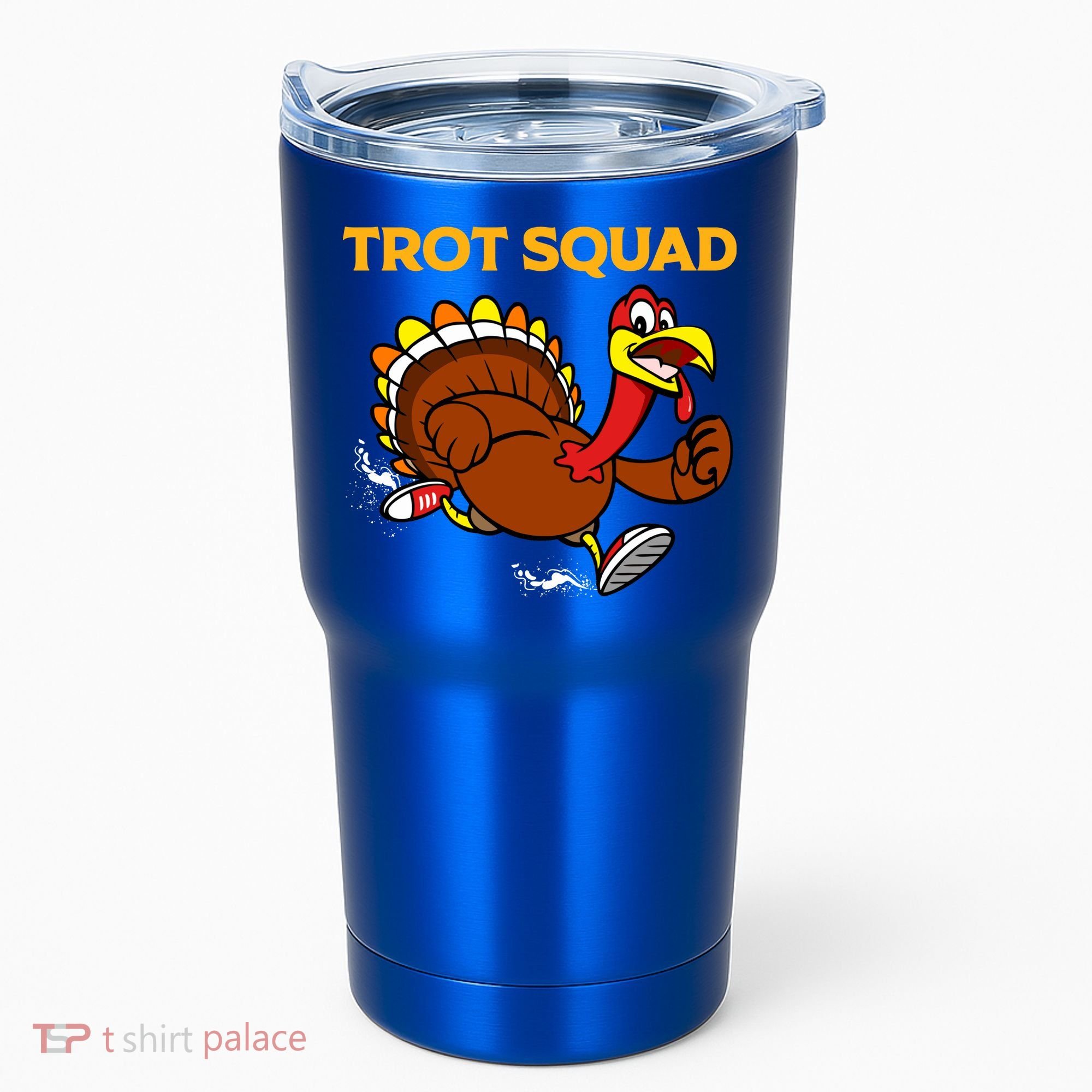 Pilgrim Trot Squad Gift Happy Thanksgiving Turkey Day Cool Gift Tumbler