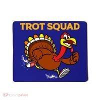 Pilgrim Trot Squad Gift Happy Thanksgiving Turkey Day Cool Gift Mousepad thumb 0