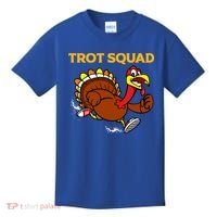 Pilgrim Trot Squad Gift Happy Thanksgiving Turkey Day Cool Gift Kids T-Shirt thumb 0