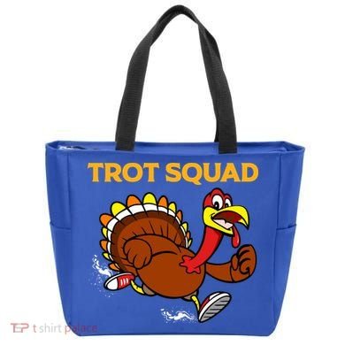 Pilgrim Trot Squad Gift Happy Thanksgiving Turkey Day Cool Gift Tote Bag