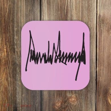 President Trump Signature Coaster