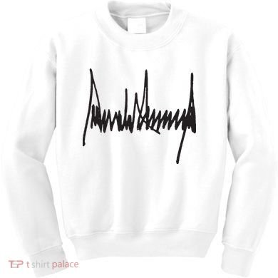 President Trump Signature Kids Sweatshirt