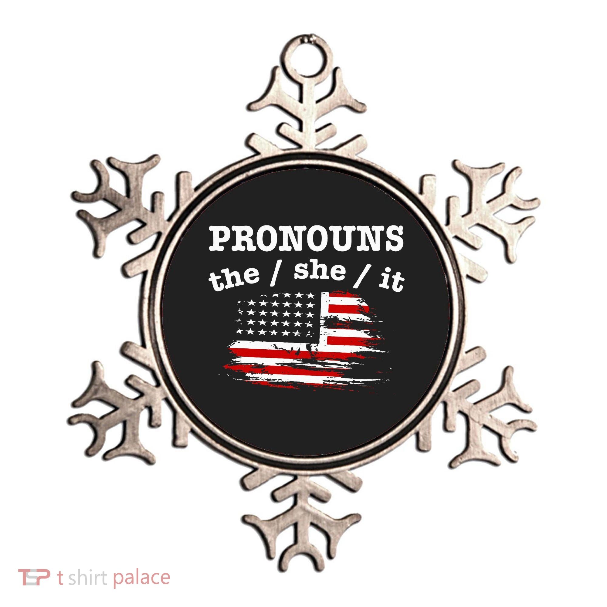 Pronouns The She It Ornament