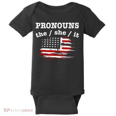 Pronouns The She It Baby Bodysuit