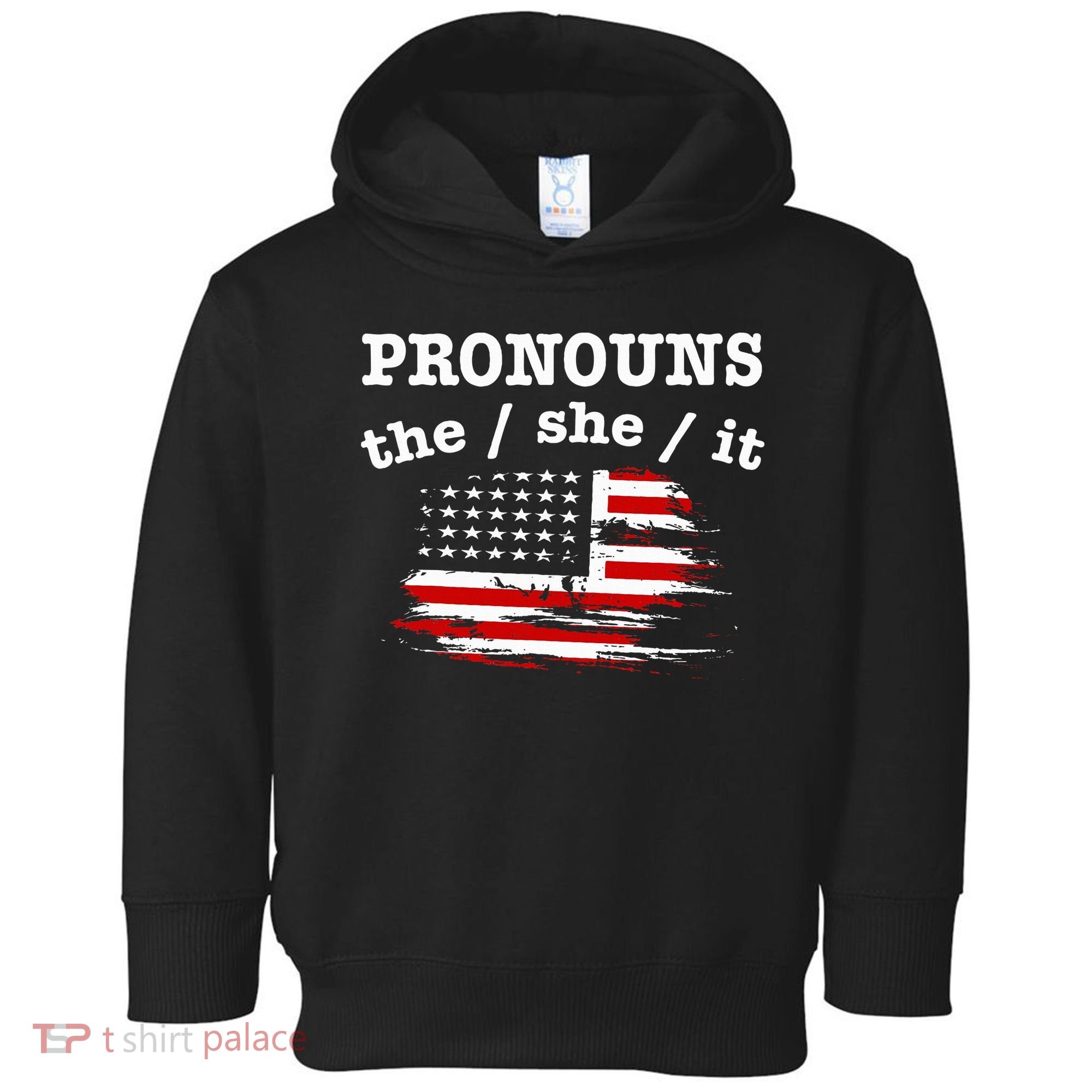 Pronouns The She It Toddler Hoodie