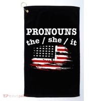 Pronouns The She It Golf Towel thumb 0