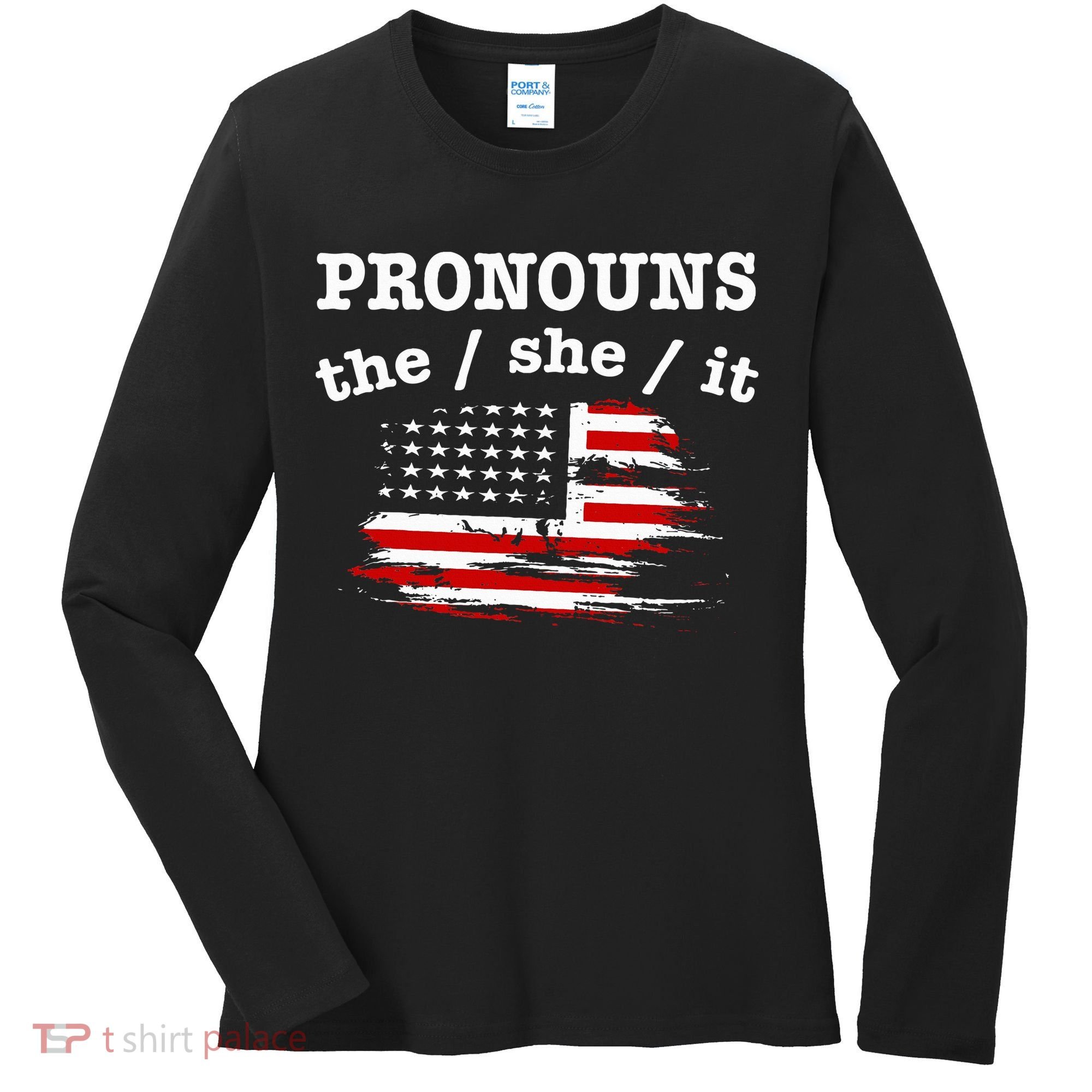 Pronouns The She It Women's Long Sleeve Shirt