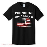 Pronouns The She It Kids T-Shirt thumb 0