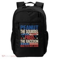 Peanut The Squirrel Fred The Raccoon Make Pets Safe Again Backpack thumb 0