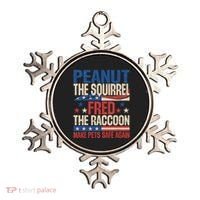 Peanut The Squirrel Fred The Raccoon Make Pets Safe Again Ornament thumb 0