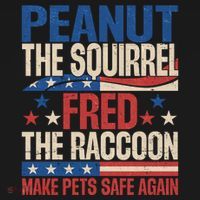 Peanut The Squirrel Fred The Raccoon Make Pets Safe Again Ornament thumb 1
