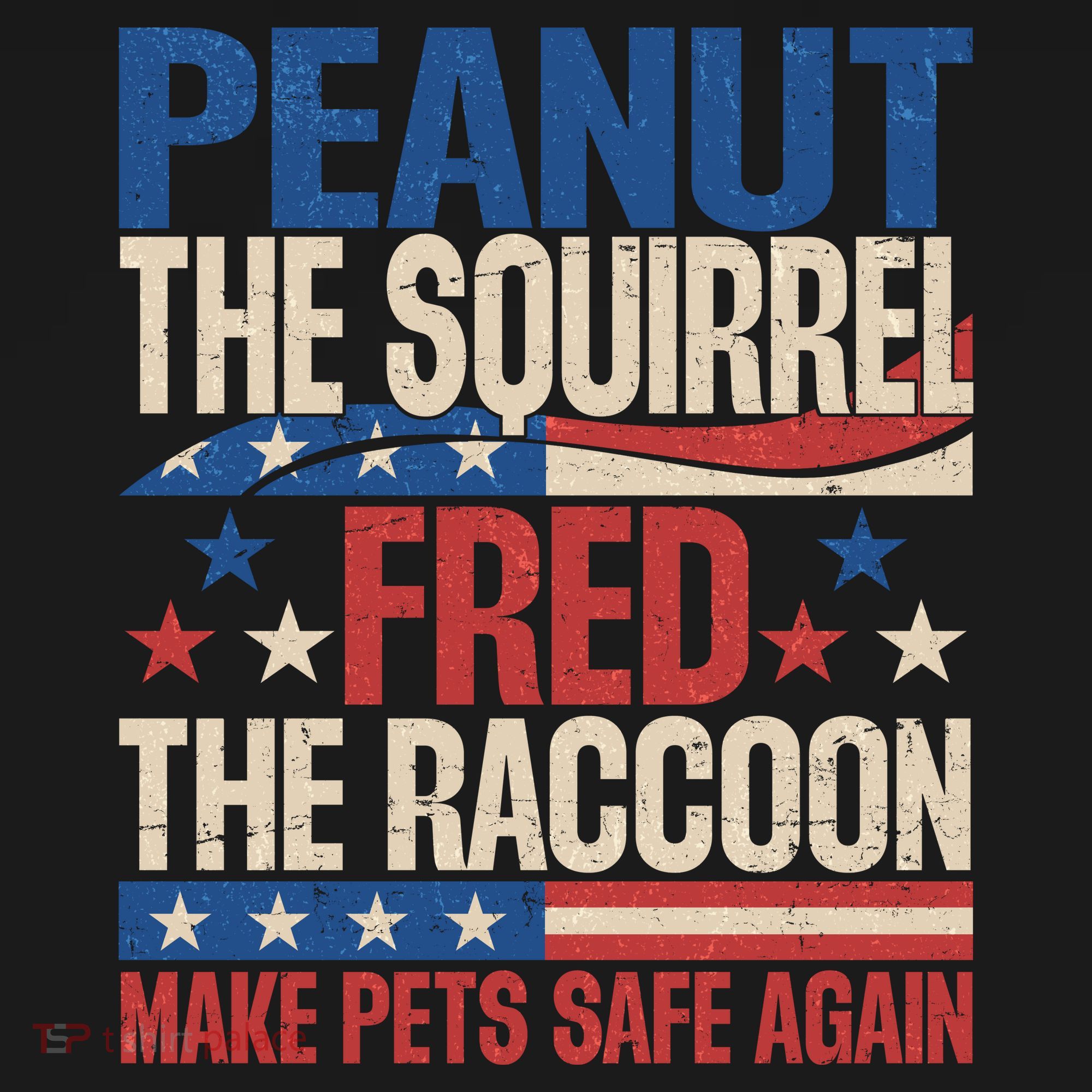 Peanut The Squirrel Fred The Raccoon Make Pets Safe Again Ornament