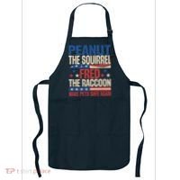 Peanut The Squirrel Fred The Raccoon Make Pets Safe Again Apron thumb 0