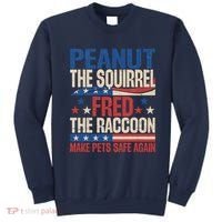 Peanut The Squirrel Fred The Raccoon Make Pets Safe Again Sweatshirt thumb 0