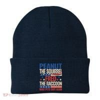 Peanut The Squirrel Fred The Raccoon Make Pets Safe Again Beanie thumb 0