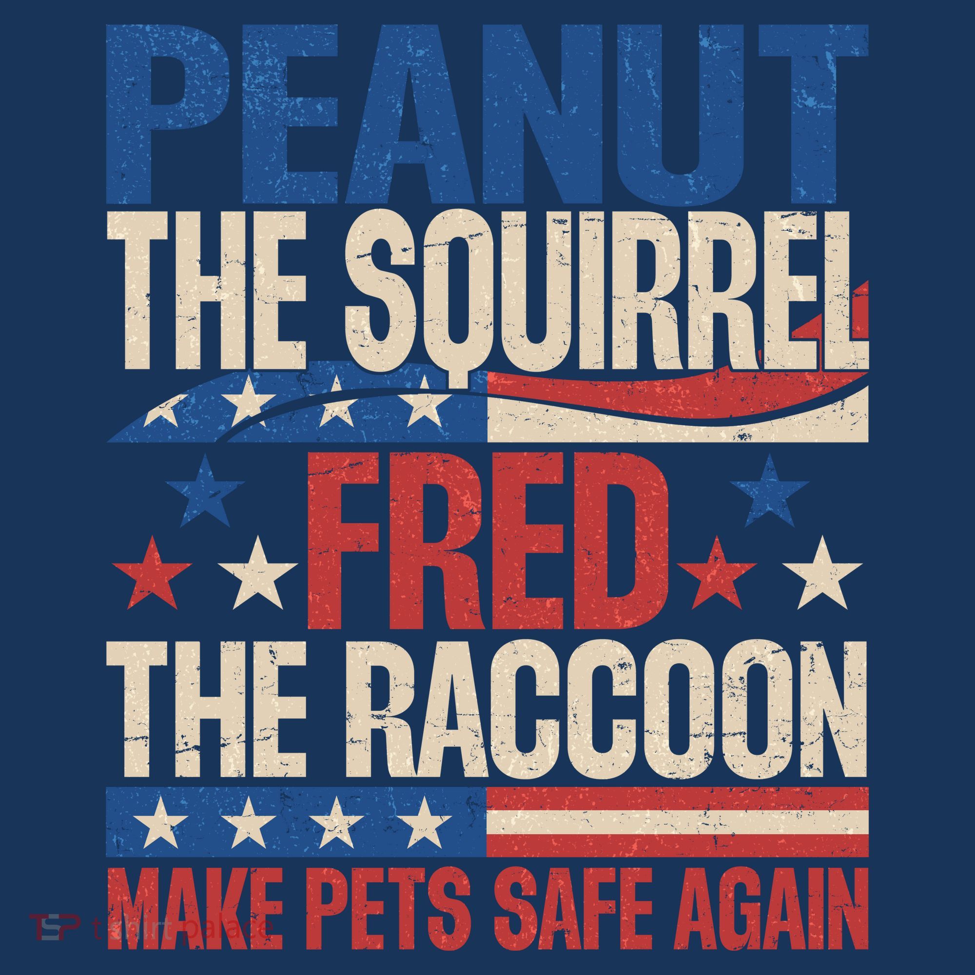 Peanut The Squirrel Fred The Raccoon Make Pets Safe Again Coaster