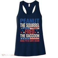 Peanut The Squirrel Fred The Raccoon Make Pets Safe Again Women's Tank Top thumb 0