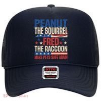 Peanut The Squirrel Fred The Raccoon Make Pets Safe Again Hat thumb 0