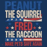 Peanut The Squirrel Fred The Raccoon Make Pets Safe Again Visor thumb 3