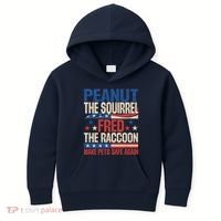 Peanut The Squirrel Fred The Raccoon Make Pets Safe Again Kids Hoodie thumb 0