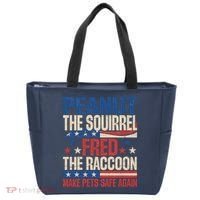 Peanut The Squirrel Fred The Raccoon Make Pets Safe Again Tote Bag thumb 0