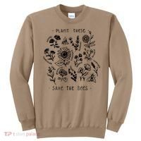 Plant These Save The Bees Sunflower Fennel Asre Lavender Farm Sweatshirt thumb 0